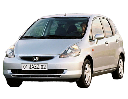EVA автоковрики для Honda Jazz I (GD) 2002-2005 дорестайл левый руль — honda-jazz-1-dorest